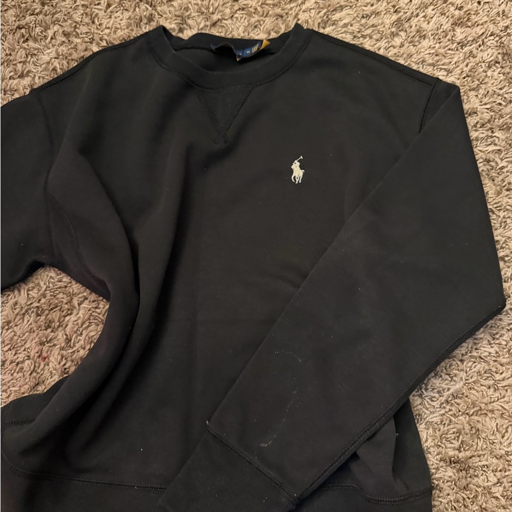 Polo Ralph Lauren Black Crewneck Sweater